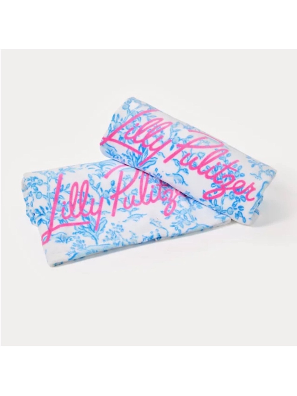 NWT Set of 2 Lilly Pulitzer Beach Towels Resort White Tall Tales